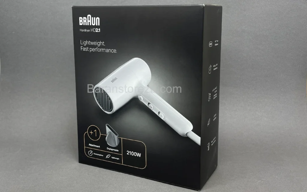 سشوار براون Hairdryer HD2.1 مدل HD210 قدرت 2100 وات 6 سشوار براون از نسل جدید