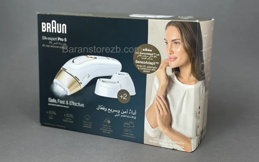 لیزر خانگی براون سری Pro 5 مدل PL5237 7 دستگاه لیزر خانگی براون مدل PL5237