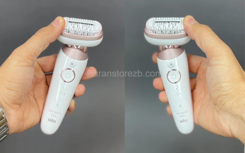 اپیلیدی براون سری 9Flex مدل SES9060 3D 3 عکس از موکن زنانه براون سری 9