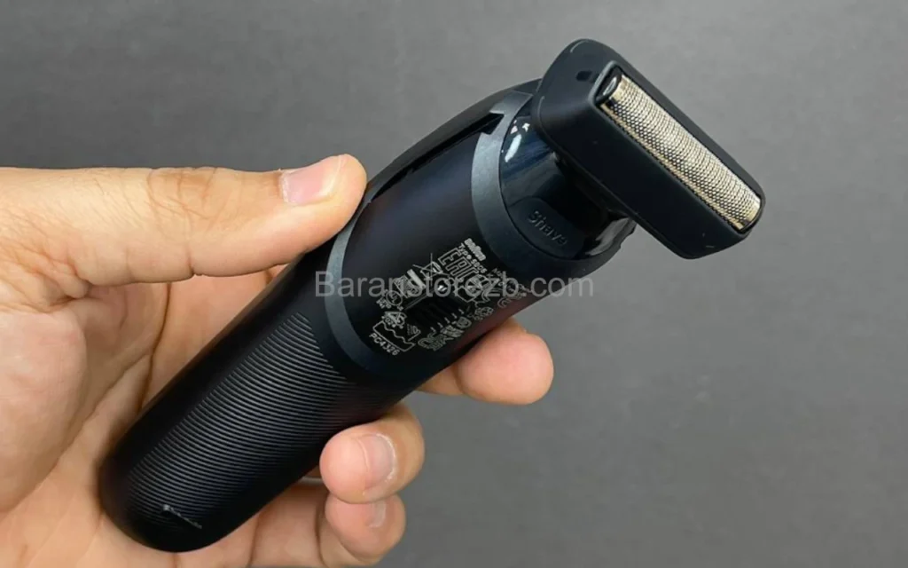 عکس از سری شیور پهن ماشین اصلاح براون BT7520 در دست