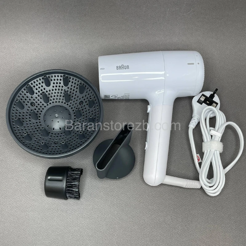 Baranstorezb.com Braun Hairdryer HD2.21 BRHD226SDE 02 تصویر شاخص از سشوار براون مدل BRHD226SDE به همراه سری ها