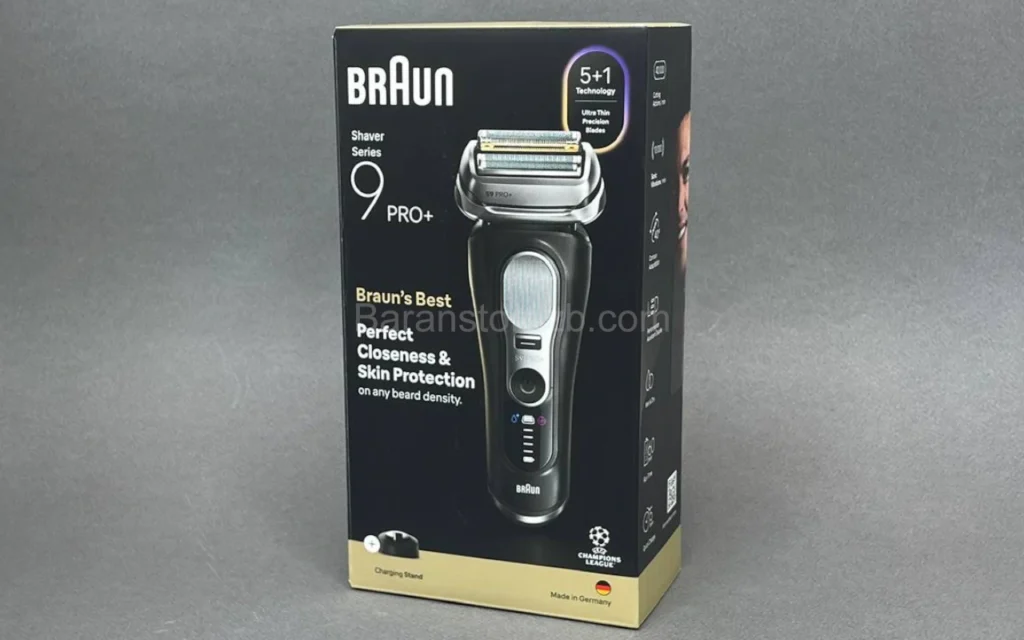 ریش تراش براون سری 9 پرو پلاس مدل 9610s 5 عکس از جعبه ریش تراش براون مدل 9610s